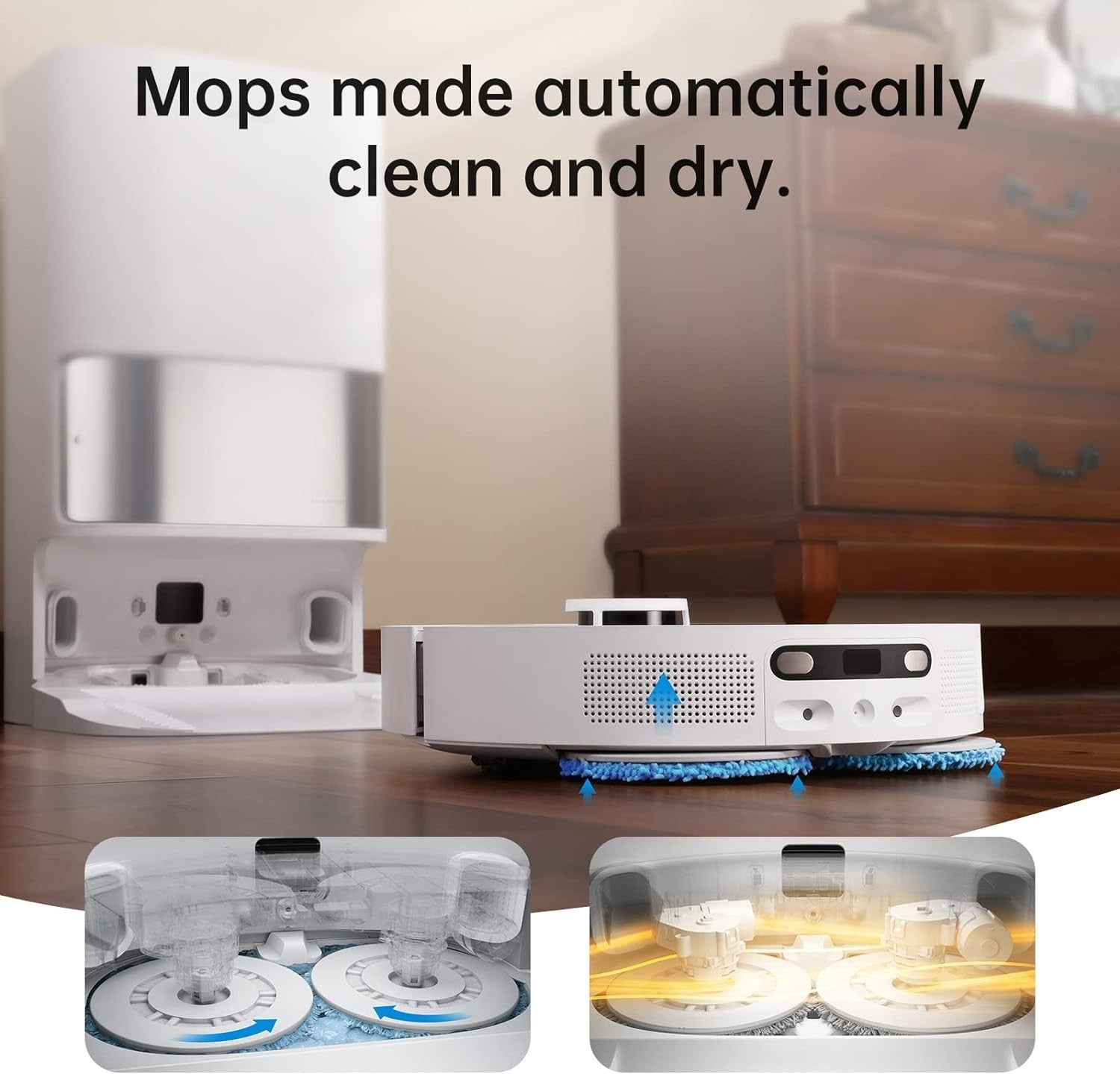 Dreame-Robot aspirador L10s Ultra, fregona automática de limpieza y secado, reca