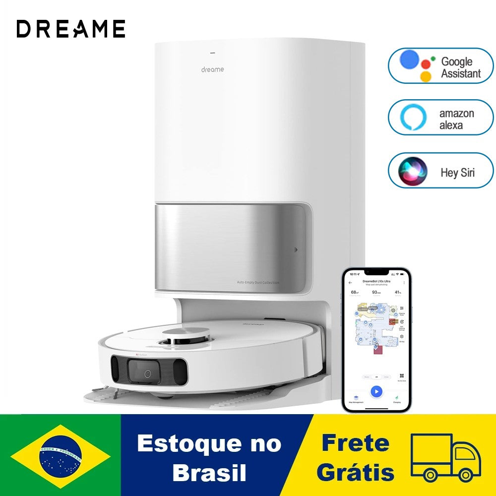 Dreame-Robot aspirador L10s Ultra, fregona automática de limpieza y secado, reca