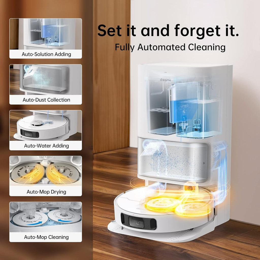 Dreame-Robot aspirador L10s Ultra, fregona automática de limpieza y secado, reca