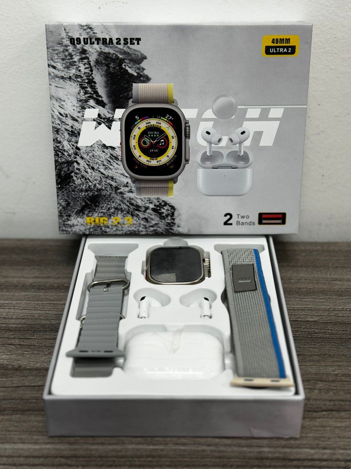 audifonos + reloj